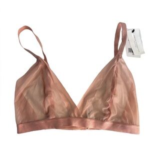 French Connection Blush Sheer Bralette